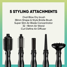 Load image into Gallery viewer, 5-in-1 Blowdry & Style 1200w Multi Styler