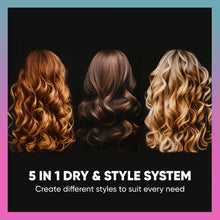Load image into Gallery viewer, 5-in-1 Blowdry & Style 1200w Multi Styler