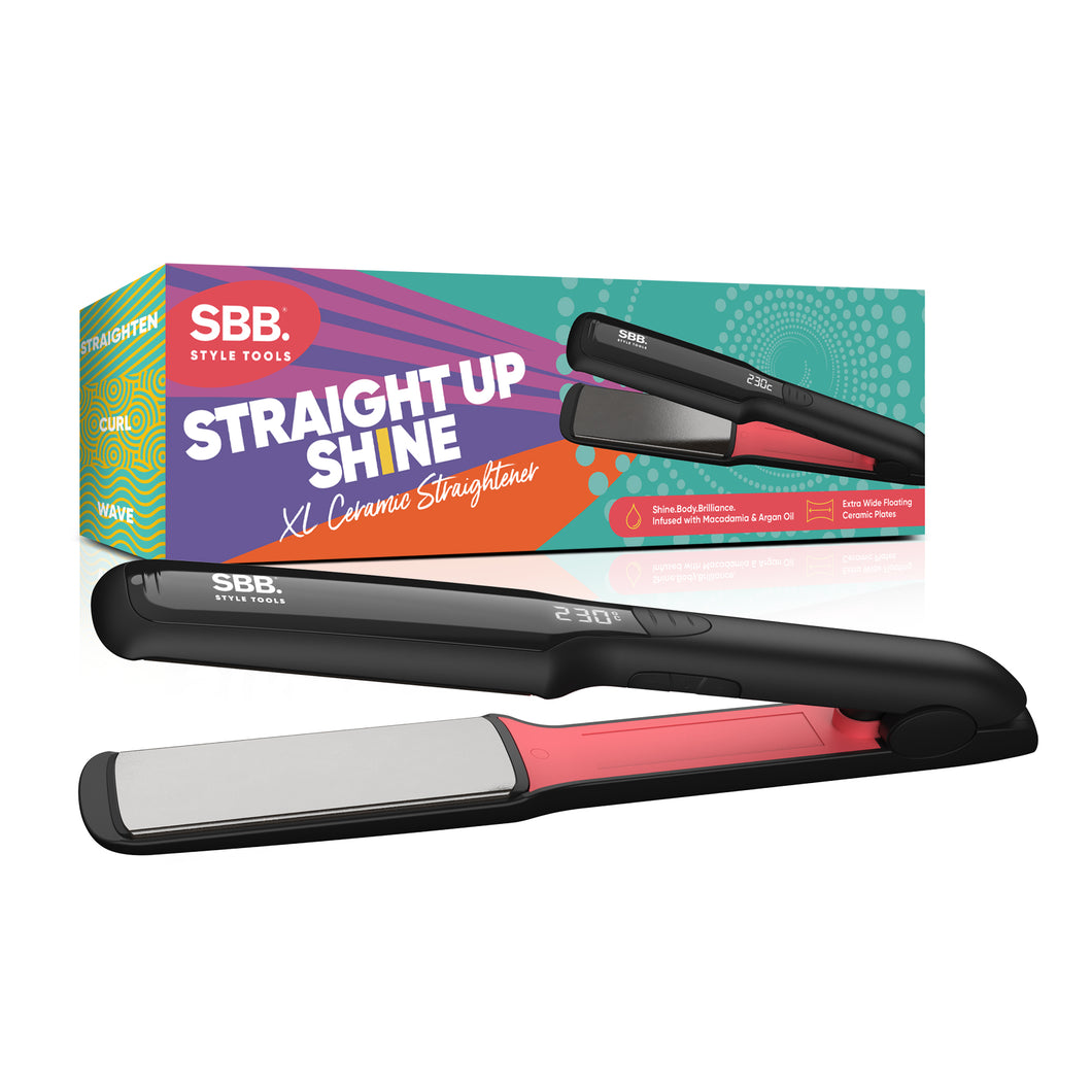 Straight Up Shine XL Ceramic Hair Straightener